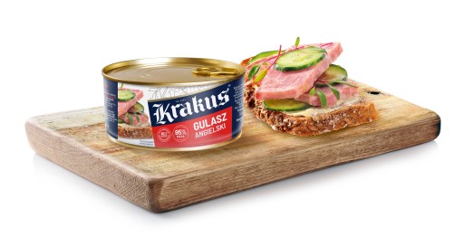 ANGLICKÝ DUŠENÝ KRAKUS Z konzervy 300g