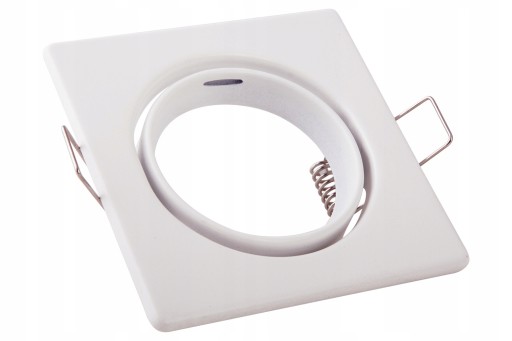 Sada štvorcového bieleho teplého svietidla GU10 LED 6W