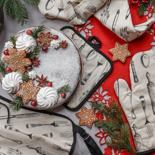 Ochranná bavlnená podložka KUCHYŇA PAW HOLDER HOLDER s potlačou Tadar