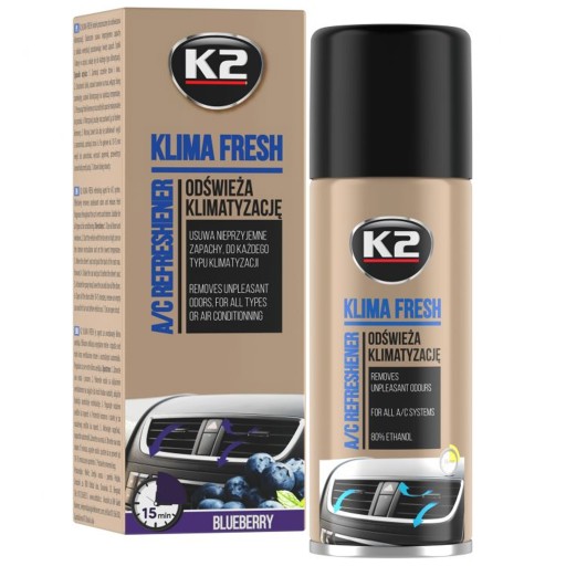 K2 KLIMA FRESH KLIMA Osviežovač Čučoriedka 150ml