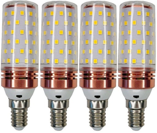 LED žiarovka E14 16WAT úzka sviečka silná TEPL