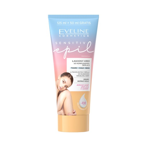Depilačný krém Eveline Cosmetics Sensitive Epil