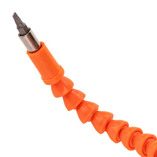 Sada skrutkovacích bitov 10 ks + FLEXIBILNÁ PREdlžovacia šnúra 30 cm