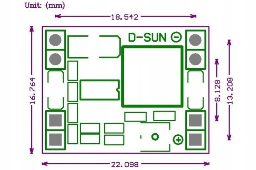 STEP DOWN CONVERTER Modul D-Sun MP1584EN LM2596