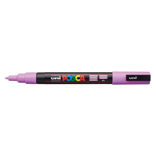 ZNAČOVAČ s UNI POSCA PC-3M LAVENDER PASTEL