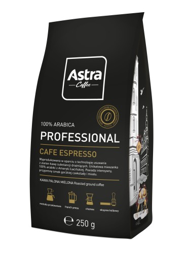 ASTRA Profesionálna mletá káva Cafe Espresso 250 g