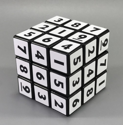 SPEED CUBE sudoku kocka - BIELY DARČEKOVÝ GADGET