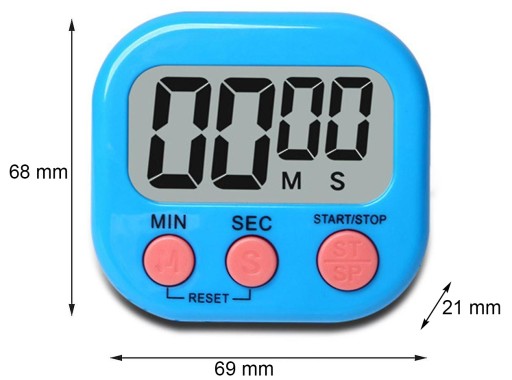 DIGITAL TIMER STOPKY TIMER LCD MAGNET JS-118 n