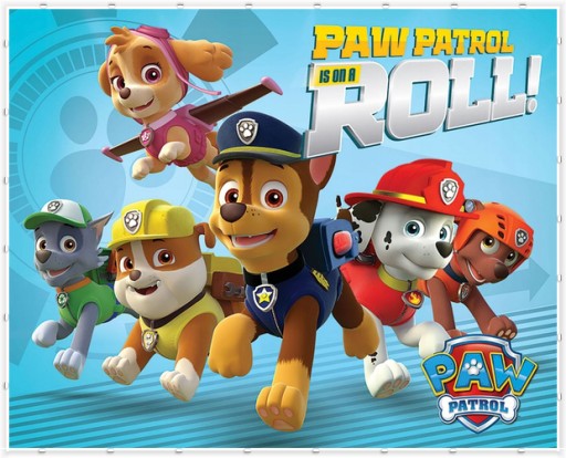 Plagát Paw Patrol Paw On a Roll 50x40 cm