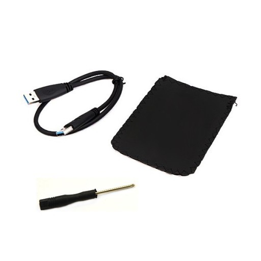 UCHOVÁVANIE HDD SATA 2,5 PALCA USB 2.0 HLINÍKOVÁ ČIERNA SADA