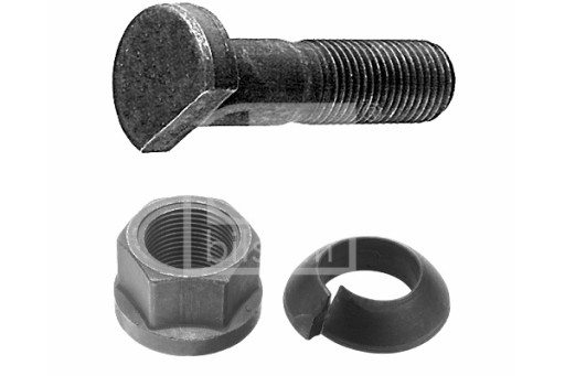 FEBI BILSTEIN SKRUTKA KOLESA M14X1,5X50 57 5MM OCELOVÁ SADA S PODLOŽKOU