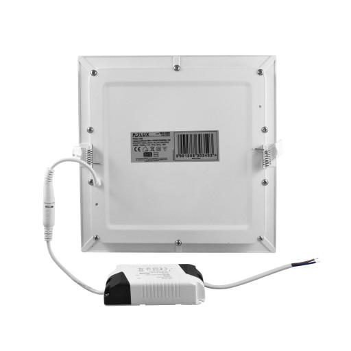 Hranaté LED stropné svietidlo 12W teplé 70lm MARS biele