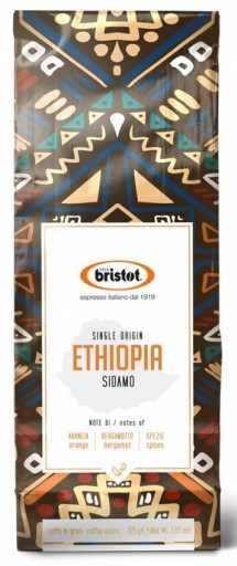 BRISTOT ETHIOPIA - Zrnková káva 225g AKCIA
