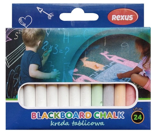 TABUĽOVÁ CHALK 24 ks. / 7 FARIEB ZMIEŠAŤ FARBU