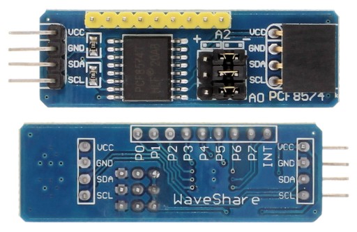 PCF8574 I2C modul, Arduino pin expander