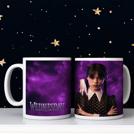 STREDA ADDAMS ORTEGA BIELY hrnček KÁVOVÝ ČAJ