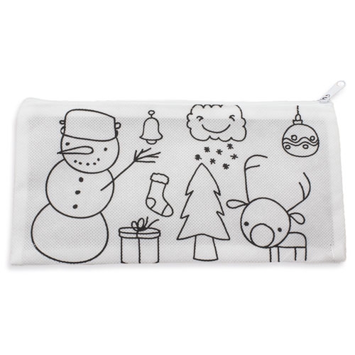 Vyfarbovací peračník pre školákov CHRISTMAS CLAUS prázdniny