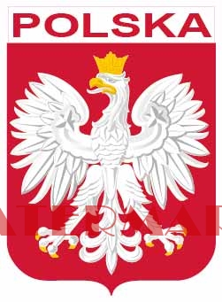 NÁLEPKA ZNAKU ORLA, reflexná