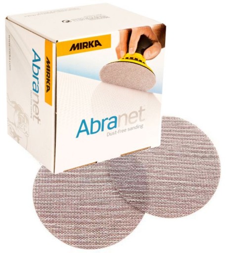 ABRANET Mirka Brúsna sieťka Ø125 mm, zrnitosť: P120