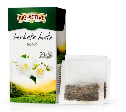 Big-Active jazmínový biely čaj 20Tb