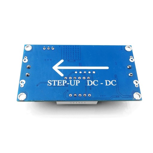 4V-35V XL6009 step-up menič s voltmetrovým displejom