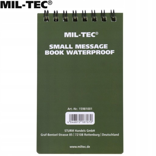 Vodotesná podložka pod notebook Mil-Tec Report Pad 75x130 mm