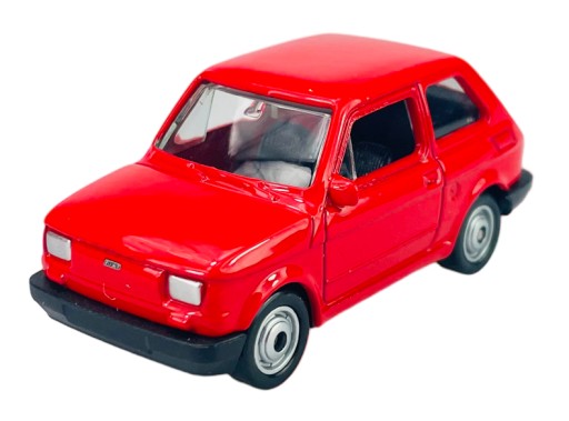 WELLY FIAT 126P RED 1:60 NOVÝ KOVOVÝ MODEL
