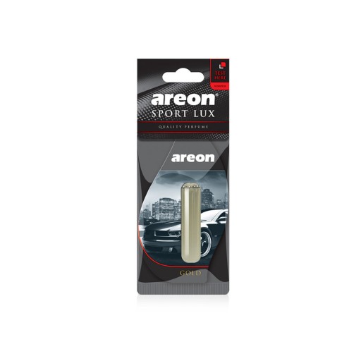 Prívesok s vôňou do auta s AREON LIQUID SPORT LUX GOLD REFRESH