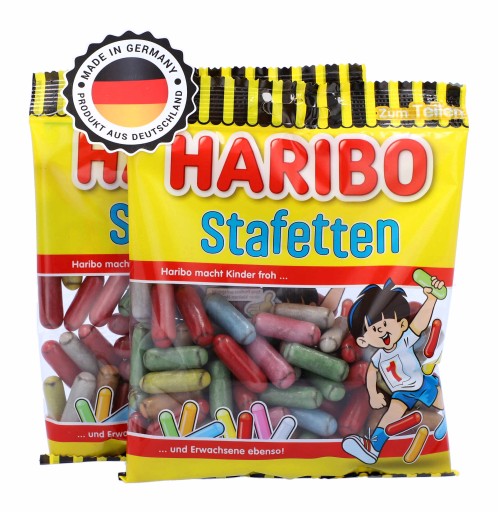 HARIBO Stafetten sladké drievko ovocné želé 160g DE