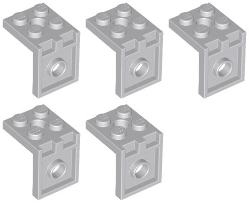 LEGO 3956 ROZBITÝ TANIER svetlosivá (6g) 5 ks.