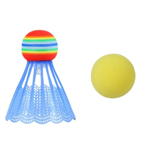 Sada bedmintonového loptičky + mäkká bedmintonová loptička