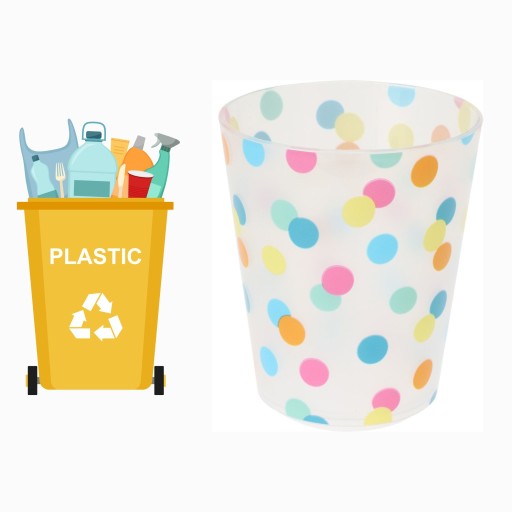 Sada 4 plastových KONFETTI pohárov 230ml