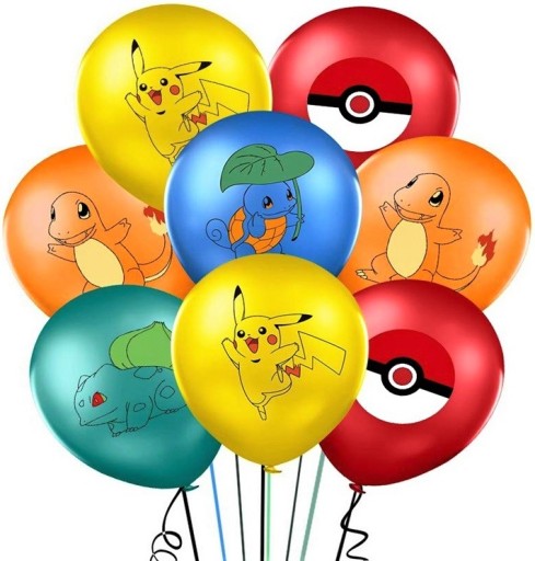 BALÓNOVÉ BALÓNY SADA POKEMON GO PIKACHU 10 ks