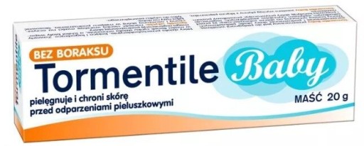 Tormentile Baby Care masť s oxidom zinočnatým na plienkové vyrážky 20g