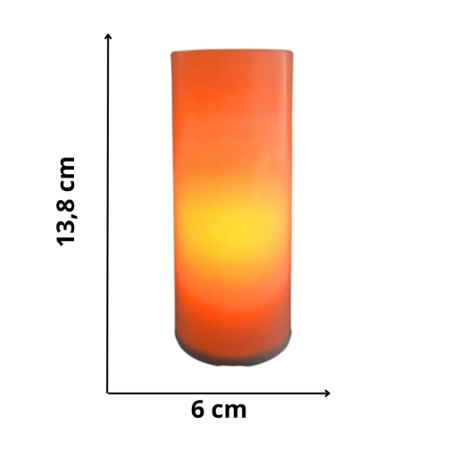 LED SVIEČKOVÁ LAMPA NA AKUMULÁTORU XL BIELA VLOŽKA DO ELEKTRICKEJ HORÁKNE