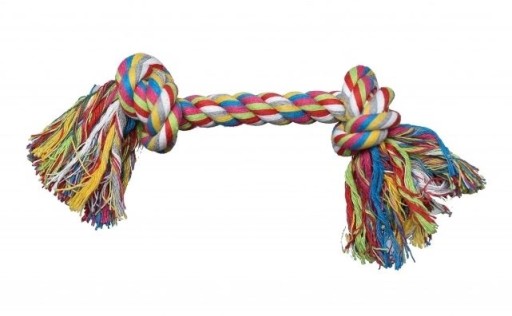 Bavlnené lano, ťahák, hračka pre psa, 20 cm