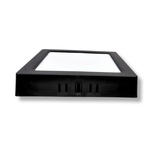 Plafond štvorcové LED stropné svietidlo 18W 1980LM 4000K čierne IP20