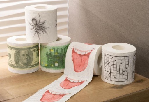 Toaletný papier Pavúkové dekorácie Halloweenske vychytávky