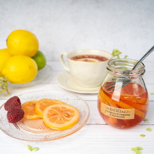 Citrón v sirupe s malinami NA ČAJ NA LIMONÁDU