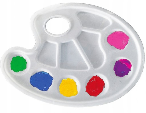 Paleta bielej farby BAMBINO