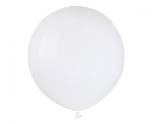 Balón VEĽKÁ BIELA GUĽA, biela, na girlandu SVADOBNÉ SPOJENIE 45cm