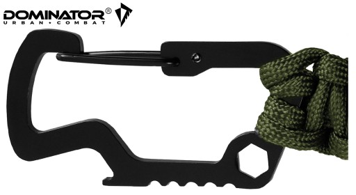 DOMINATOR PARACORD RING CRABINER KĽÚČENKA OLIVE