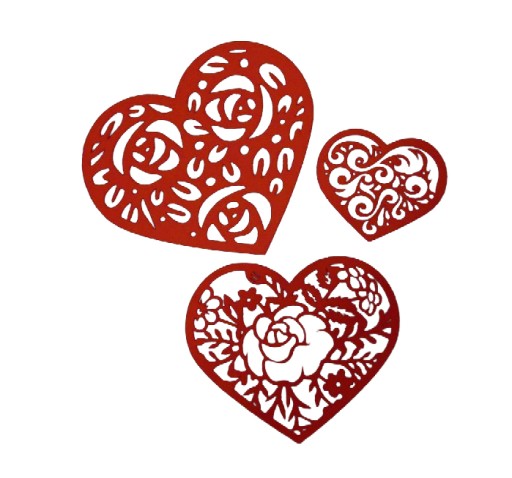 Srdiečka srdiečka Babička ku dňu matiek Dekorácia na Valentína školská výzdoba