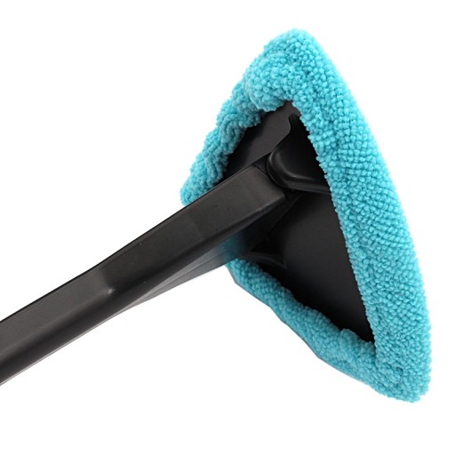 PARNÝ ČISTIČ OKIEN S DLHOU RÚČKOU CELKOM 42cm POHYBNÁ HLAVA