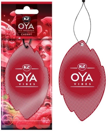 Červený prívesok s vôňou čerešne K2 Oya Vibes