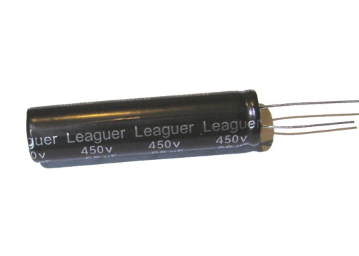 Elektrický kondenzátor 100uF/450V 105*C tenký