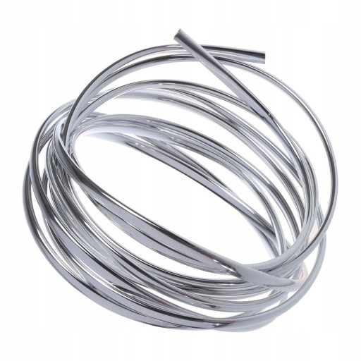 Ochrana nárazníka pre okraj plechu, 3mm chróm