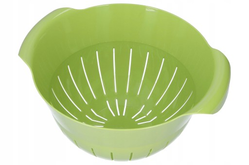 CEDNÍK, CEDNÍK, sitko, priemer 23,5 cm, rúčky, univerzálne použitie, 2,5 l, zelený