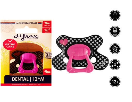 DYNAMICKÝ ORTODONTICKÝ SILIKÓNOVÝ DUSÍK DIFRAX 12+ m