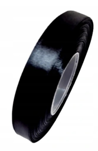 stuha saténová STUHA 12 mm 32 m ČIERNA
